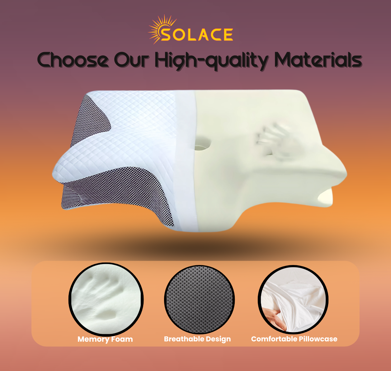 Solace Cloud Comfort Pillow